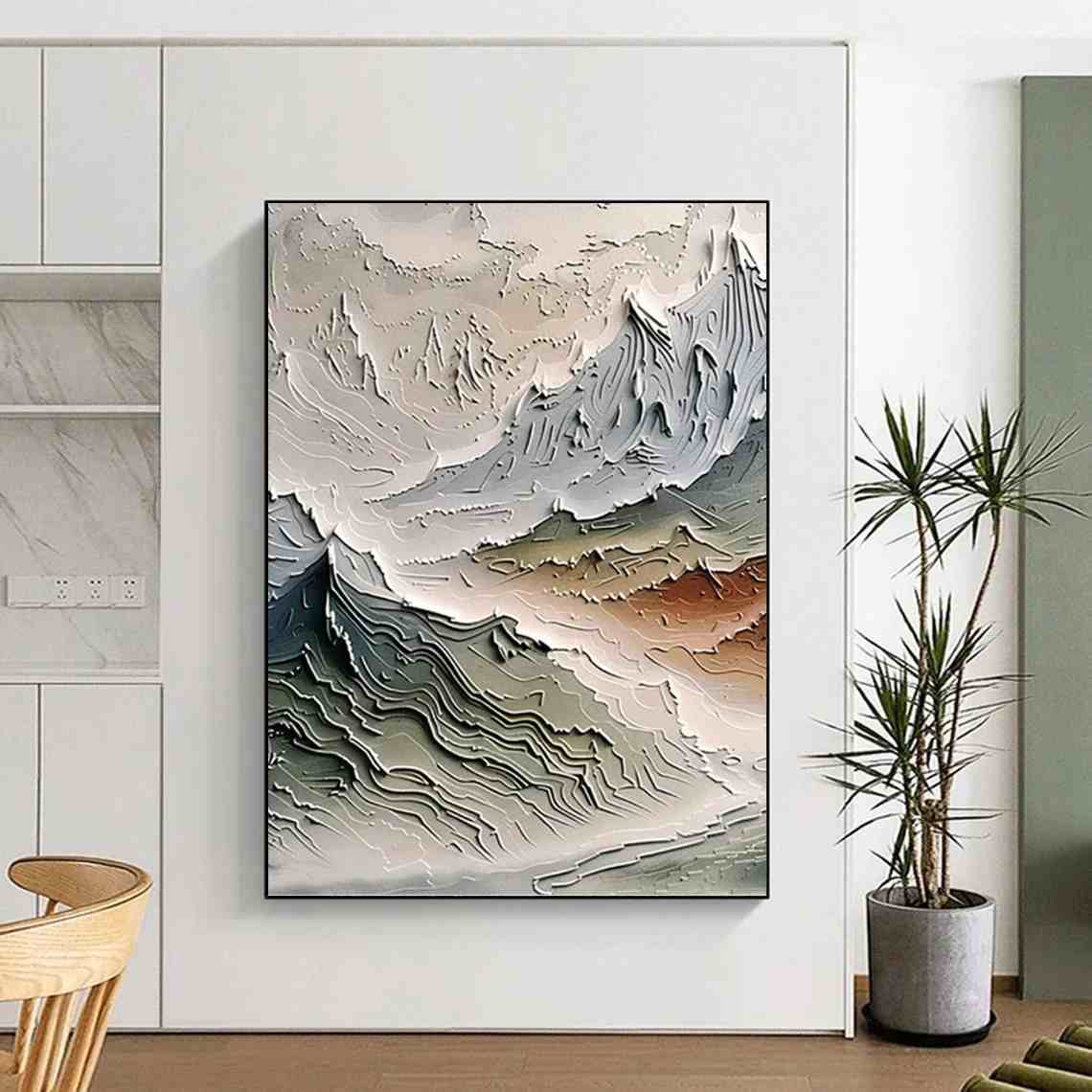 Mountain_Nature_Landscape_Textured_Abstract_Artwork_R1EE4 wall art